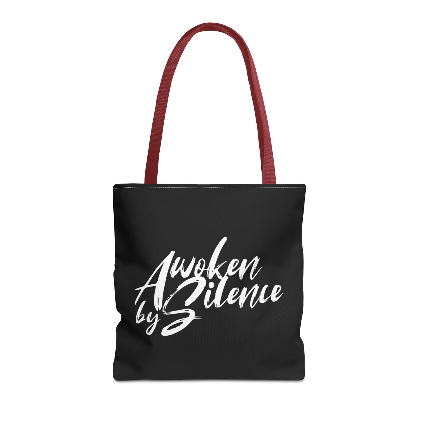 Awoken By Silence Tote Bag - Black Carryall for Everyday Use