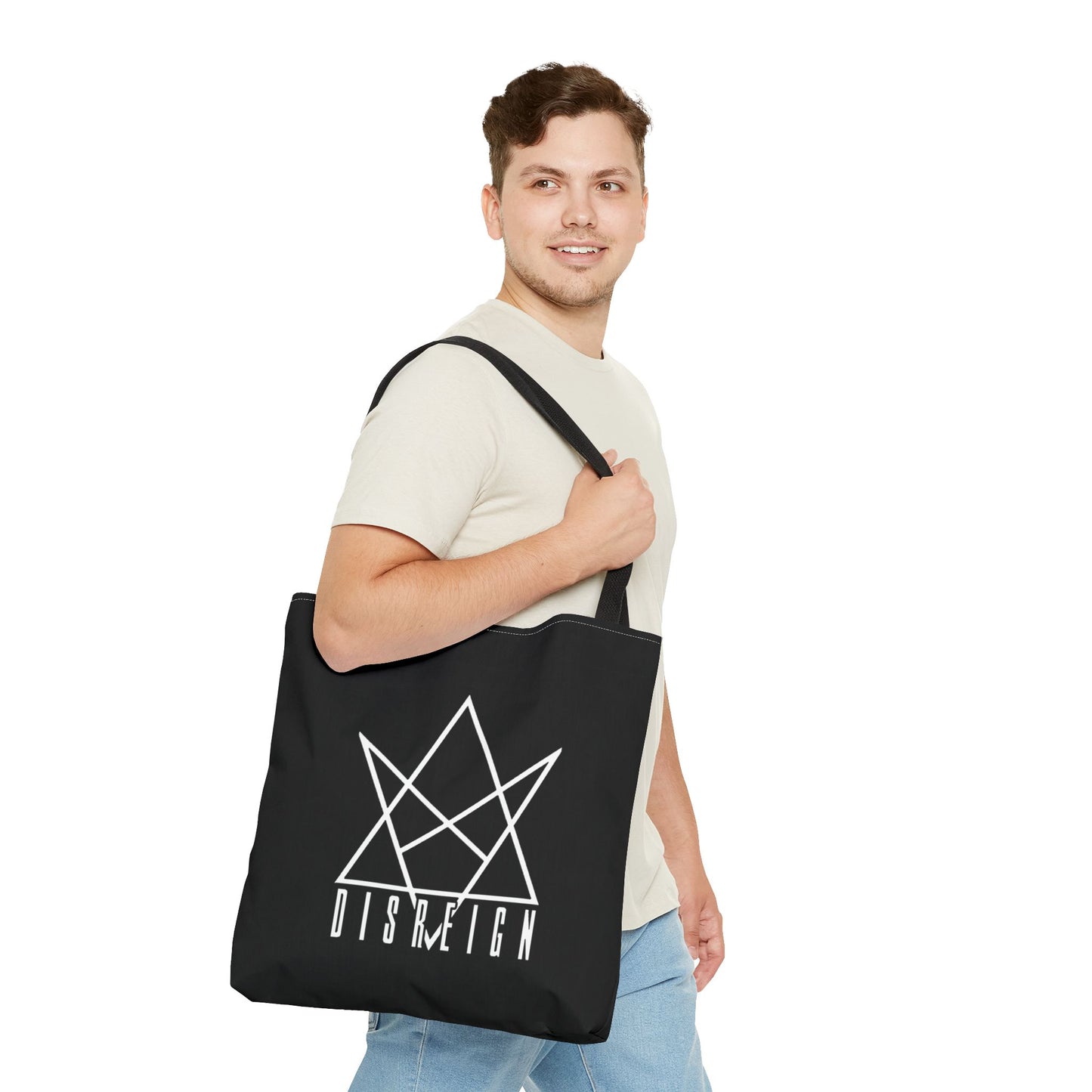 DISREIGN Black Tote Bag - Stylish and Versatile Carry-All for Everyday Use