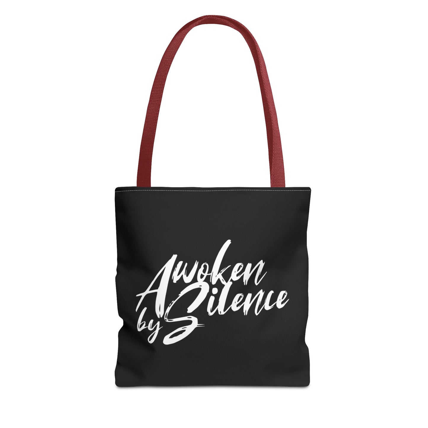 Awoken By Silence Tote Bag - Black Carryall for Everyday Use
