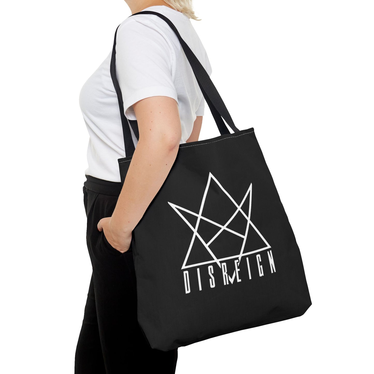 DISREIGN Black Tote Bag - Stylish and Versatile Carry-All for Everyday Use