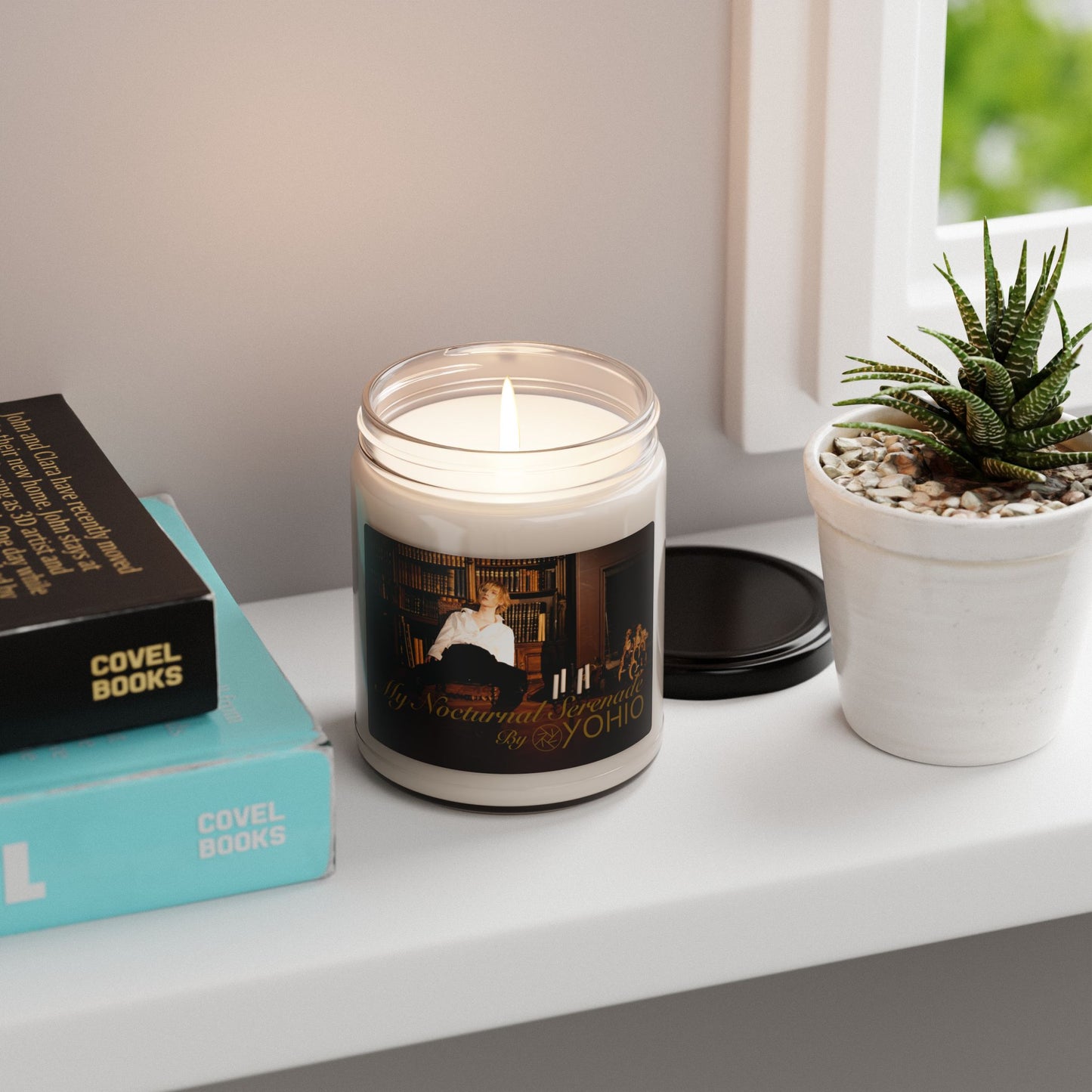My Nocturnal Serenade Scented Soy Candle - Cozy Home Décor for Relaxation & Ambiance