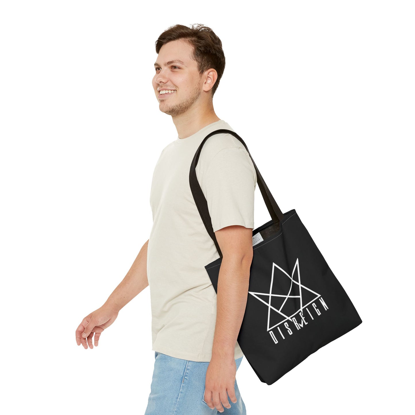 DISREIGN Black Tote Bag - Stylish and Versatile Carry-All for Everyday Use