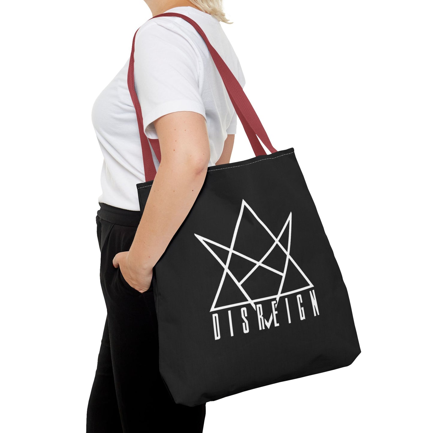DISREIGN Black Tote Bag - Stylish and Versatile Carry-All for Everyday Use