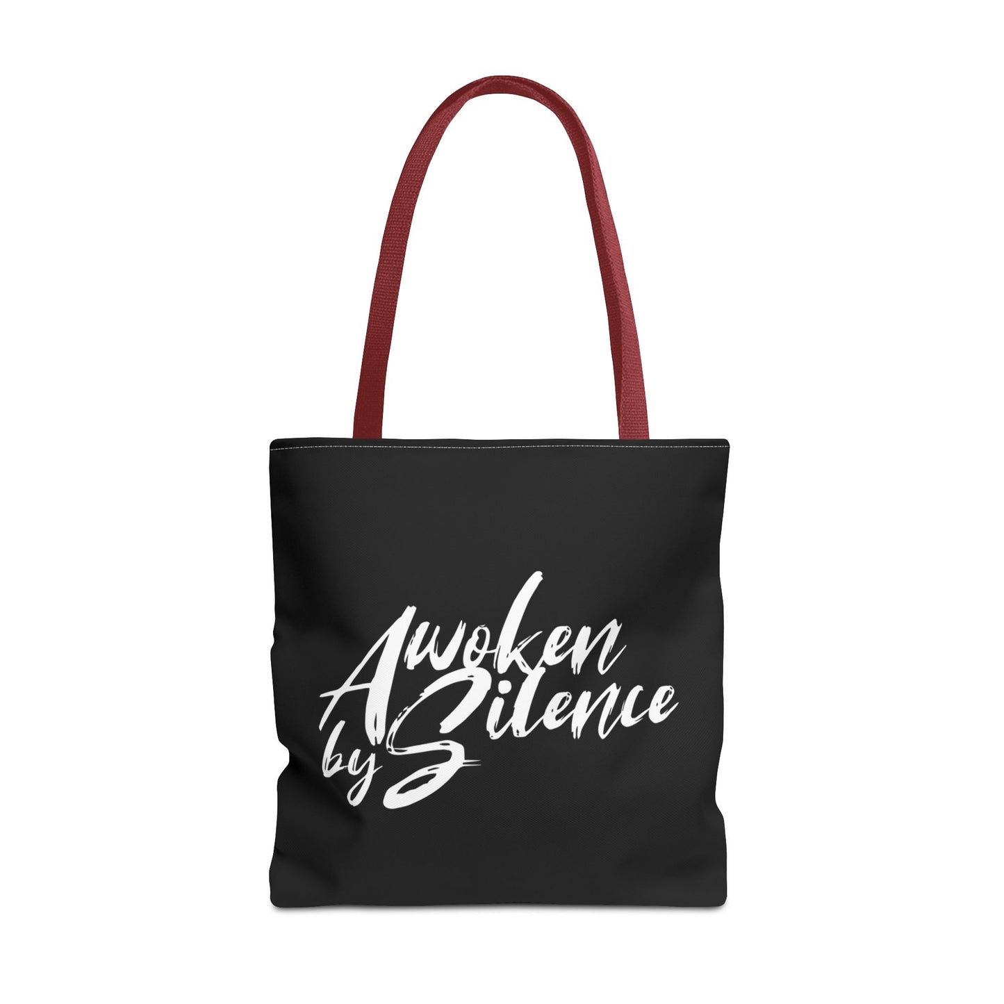Awoken By Silence Tote Bag - Black Carryall for Everyday Use